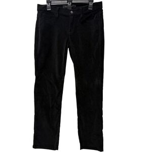 Calvin Klein Black Corduroy Jeans Size 10 – Classic Mid-Rise Straight‎ Leg Pants